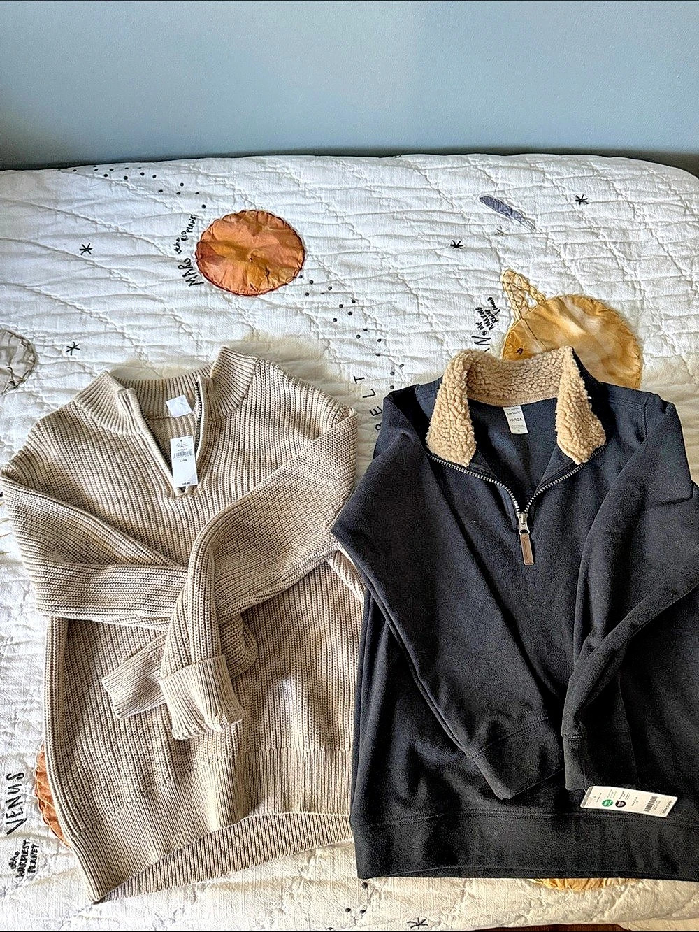 2 Boys size 10 quarter zip sweater / pullover combo. Perfect for picture day 📸!